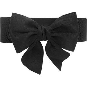 Women's Bowknot Wide Belt